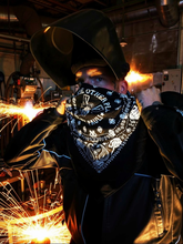 Lade das Bild in den Galerie-Viewer, The Other Place Biker - Bandana - schwarz
