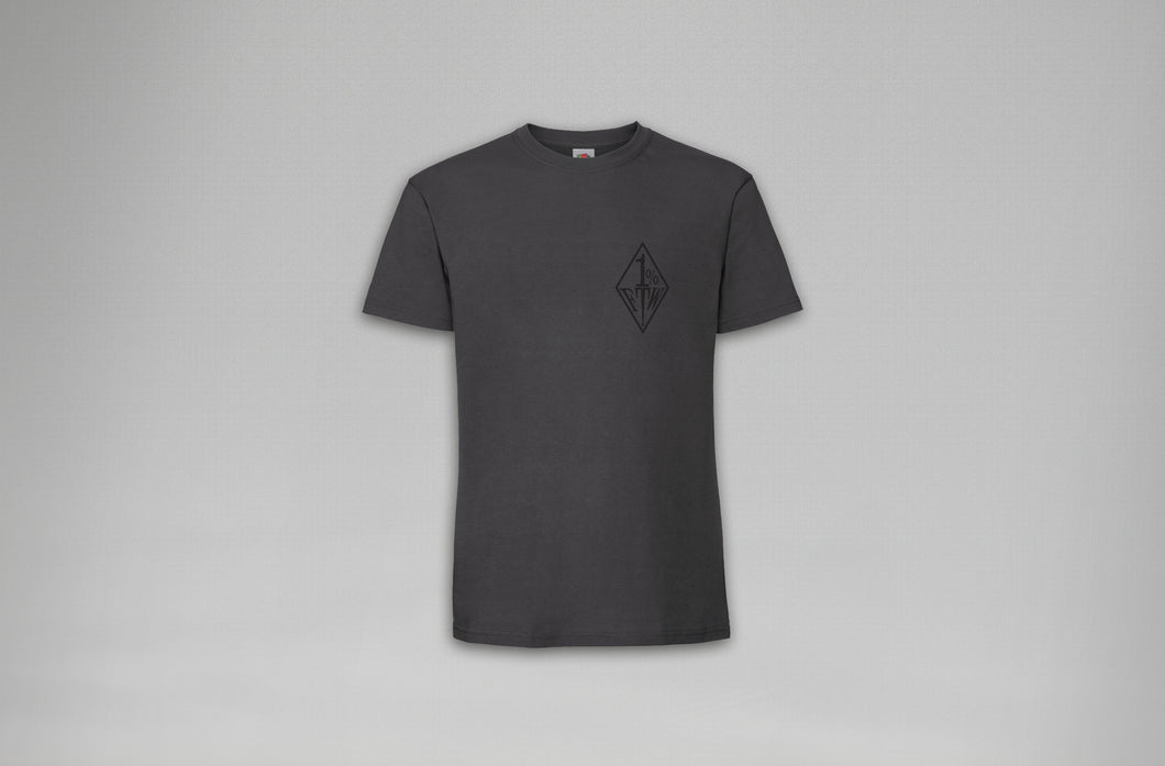 The Other Place Iron Cross - Männer T-Shirt - grau